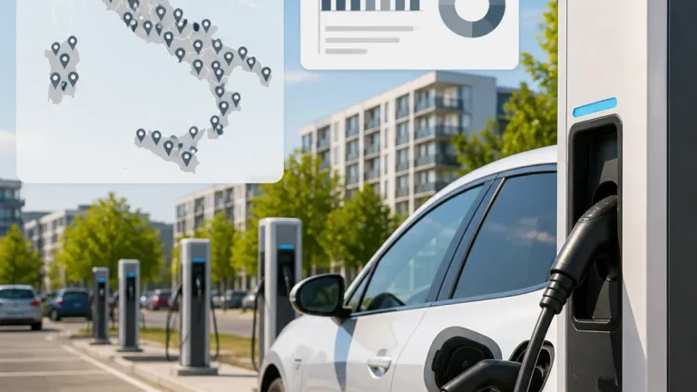 Auto elettriche: risparmio medio di 850 € l’anno e rete pubblica vicina a 90.000 punti